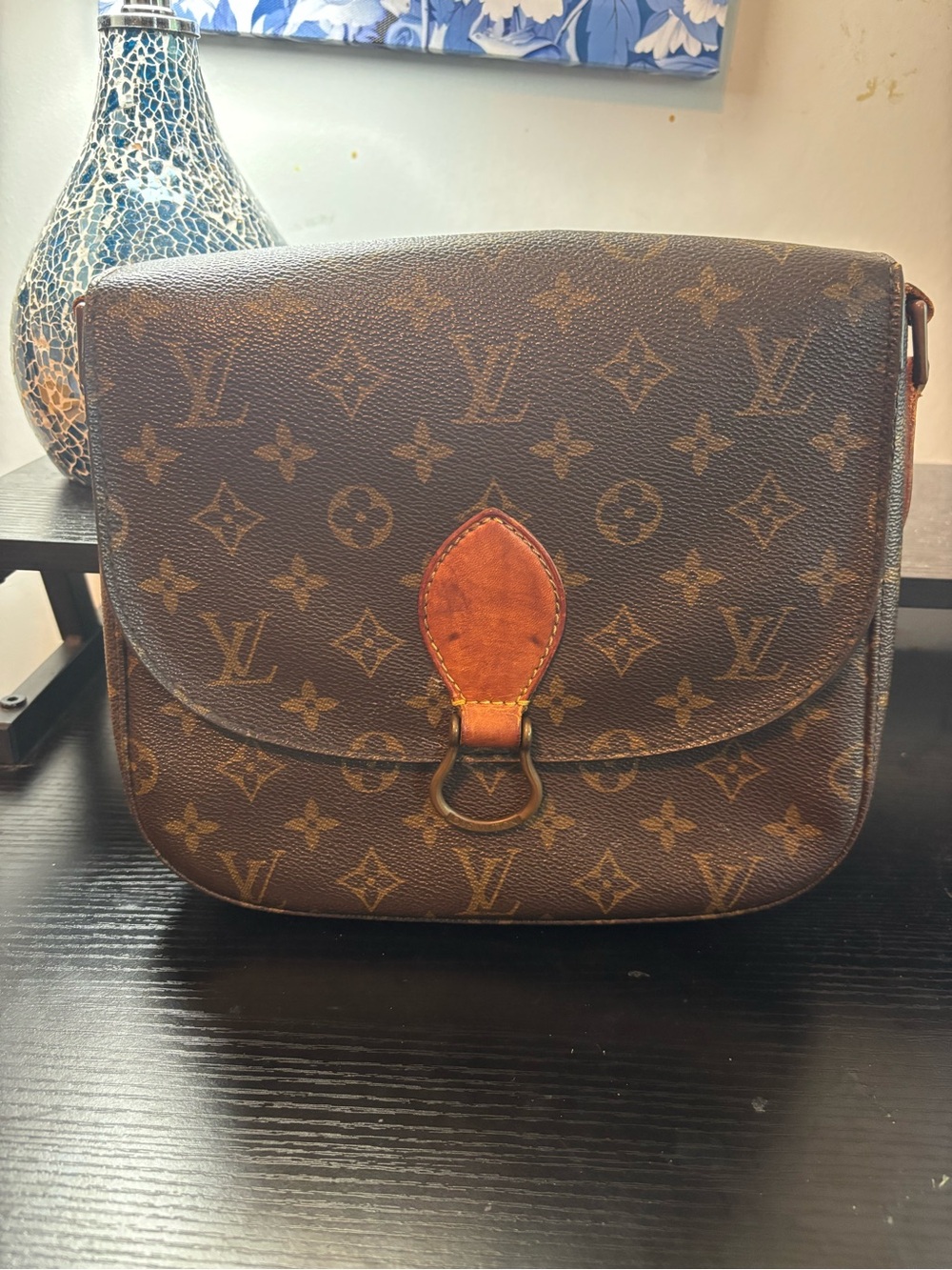 Authentic Vintage Louis Vuitton Saint Cloud GM (Grand Modèle) Crossbody Bag